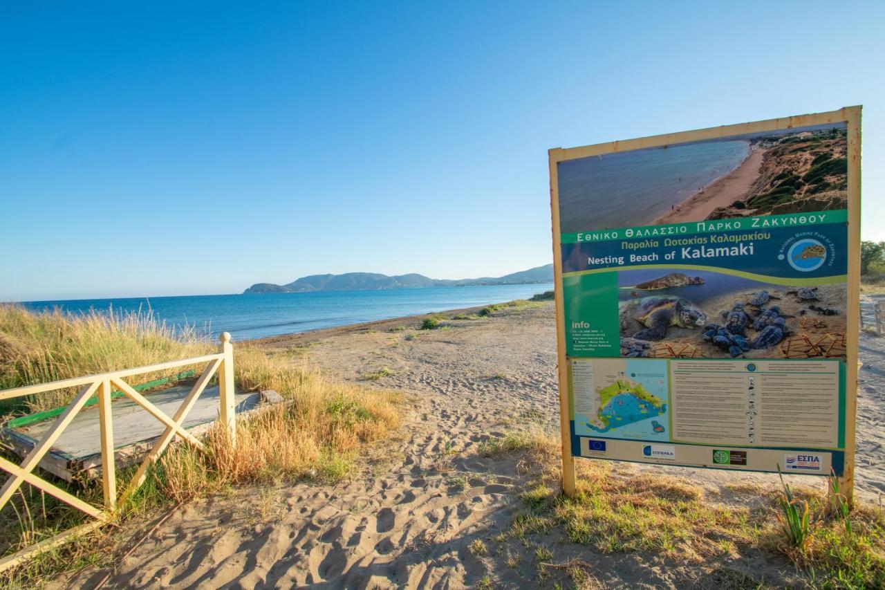 Stathis Beachfront Luxury Rooms Kalamákion エクステリア 写真